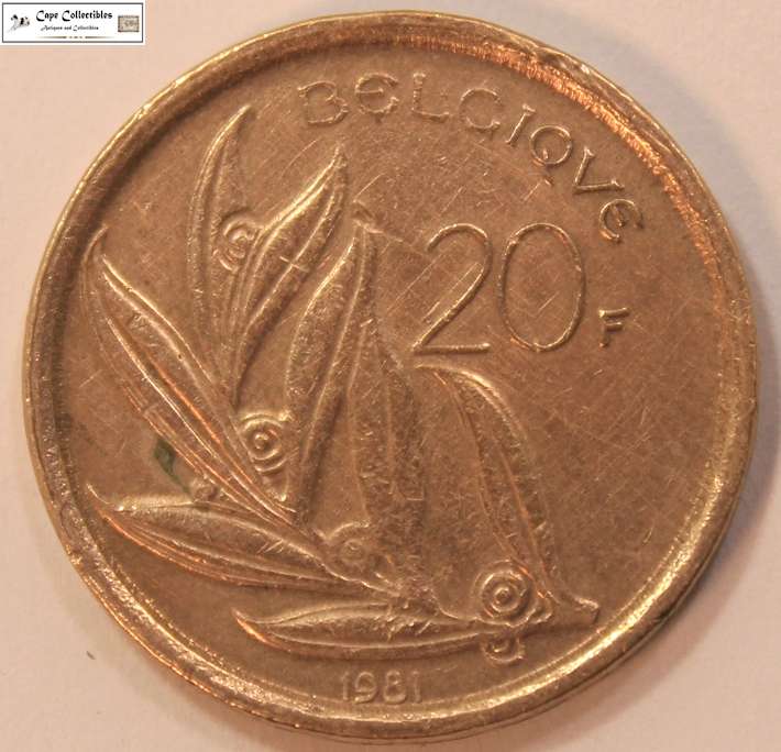 Belgium 20 Francs 1981 Coin Circulated
