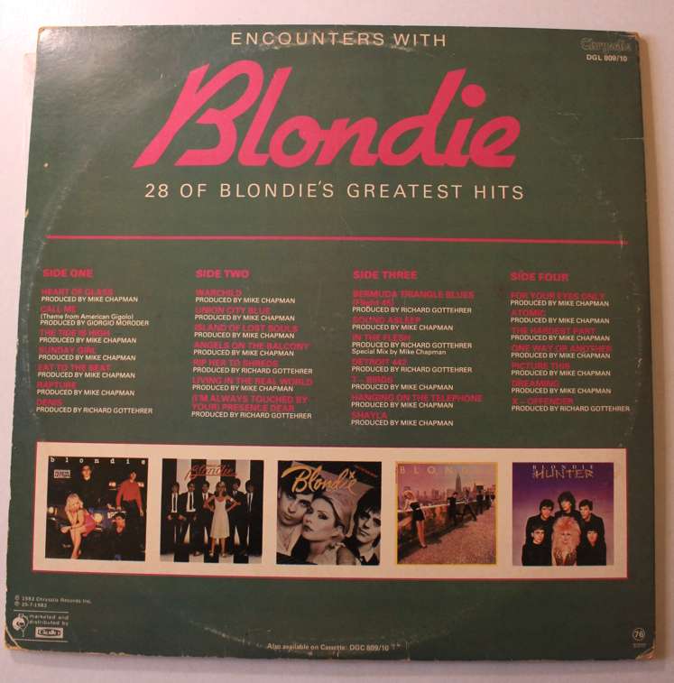 Encounters With Blondie Vinyl LP