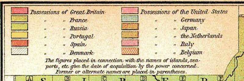 British Empire Colonies, Dependencies and Trade Routes Digital Map Digital Download