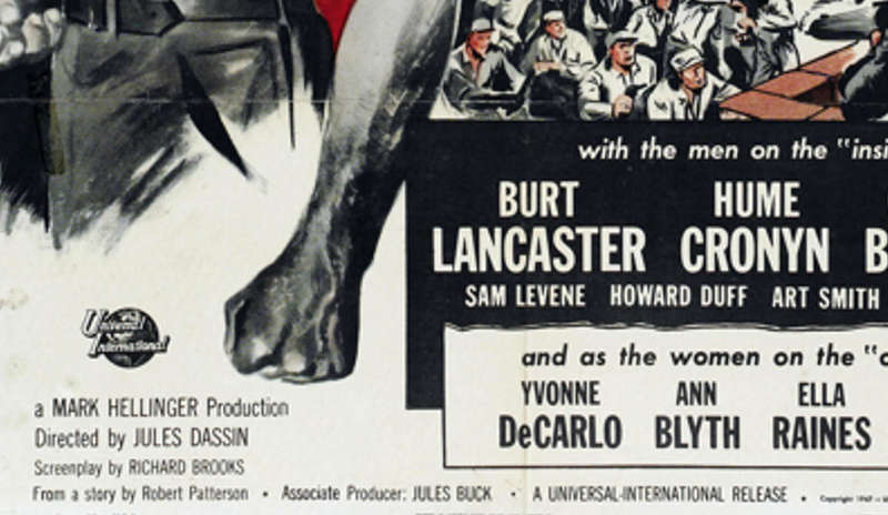 Vintage Brute Force Film Noir Poster Digital Download