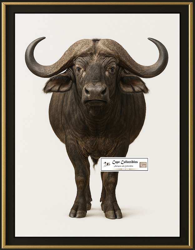 Buffalo Front On View Digital Download Image For Printing and Framing