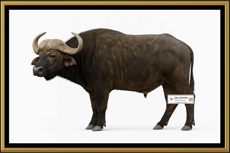 Buffalo Side View Digital Download Image For Printing and Framing