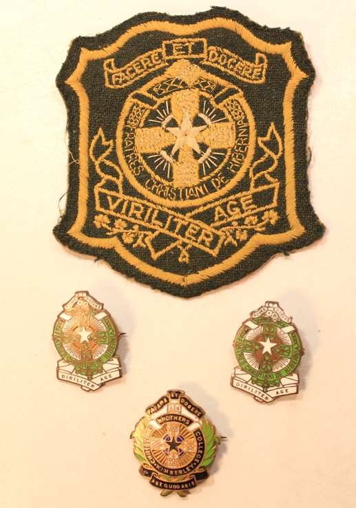 St Patrick's Christian Brothers College Kimberley Blazer Badge and Lapel Badges