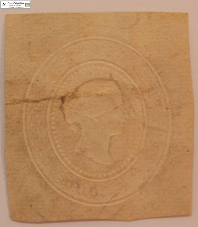 Cape Of Good Hope 1 Penny Rose @ 1890's Stationery Queen Victoria Stamp.