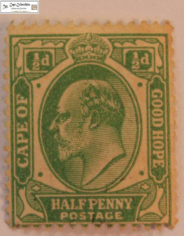 Cape Of Good Hope 1/2 Penny 1902 Edward VII Stamp (Scott 63)