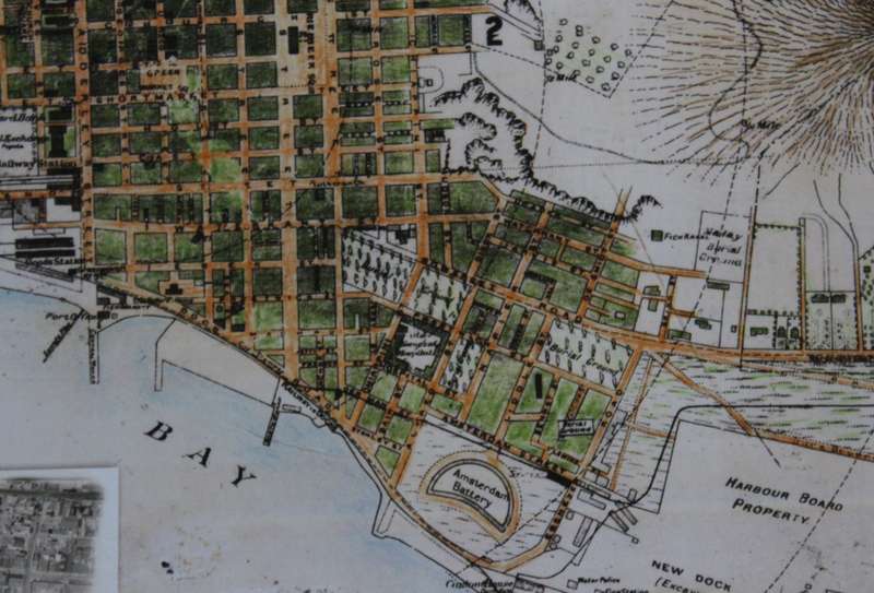 Map Of Cape Town 1884, Revised, Glossy Photo Paper Print