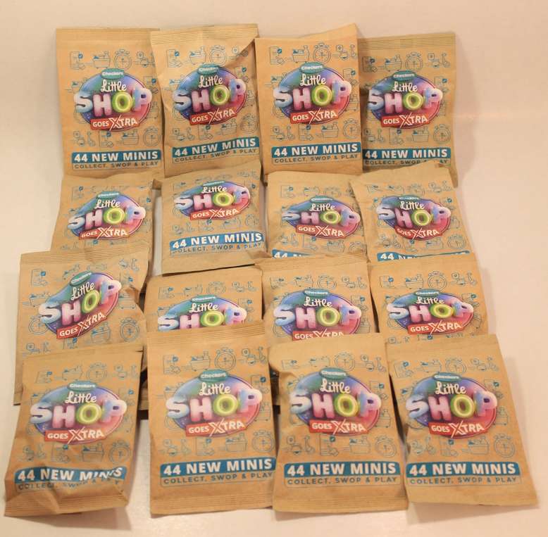 16 x Checkers Little Shop Xtra Mini Unopened Packets