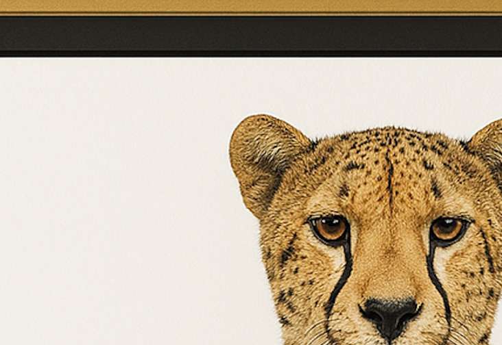 Cheetah Front On View Digital Download Image For Printing and Framing