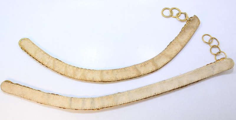 Vintage 1940's Ceremonial Dress Parade Chin Straps for Pith Helmets