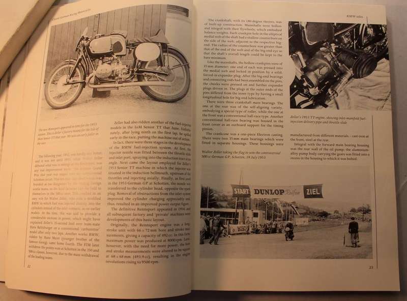 Classic German Racing Motorcycles by Mick Walker Softcover Book
