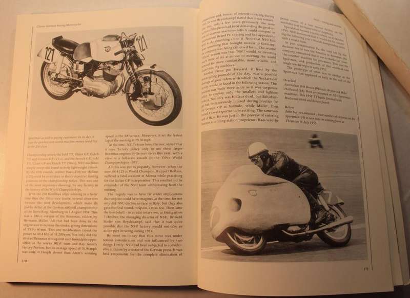 Classic German Racing Motorcycles by Mick Walker Softcover Book