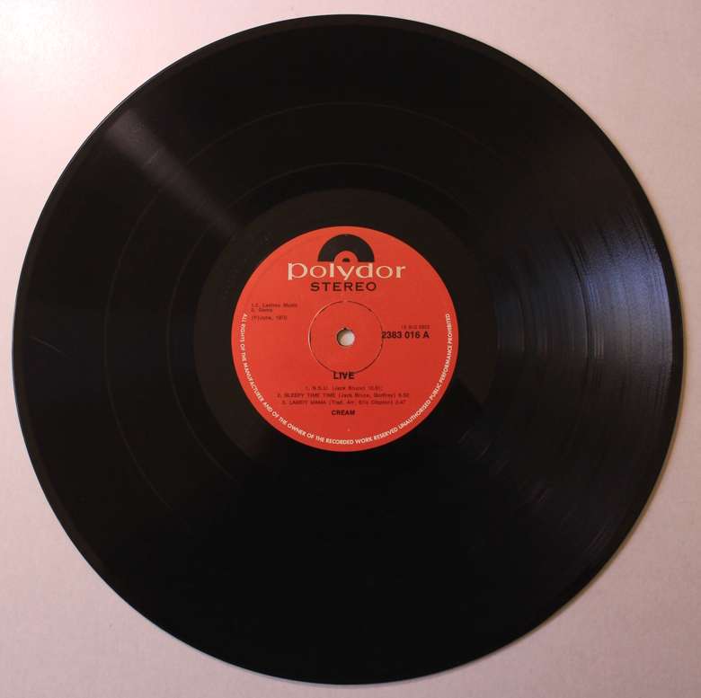Live Cream Vinyl LP