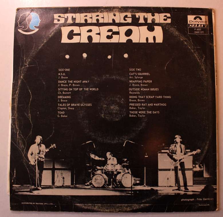 Cream Stirring The Cream Vinyl LP