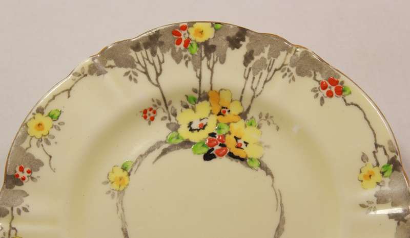 Vintage Crown Staffordshire Pair of Side Plates Pattern F714295
