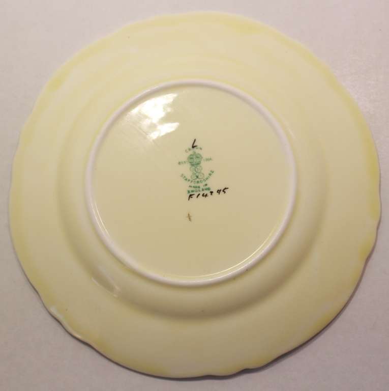 Vintage Crown Staffordshire Pair of Side Plates Pattern F714295
