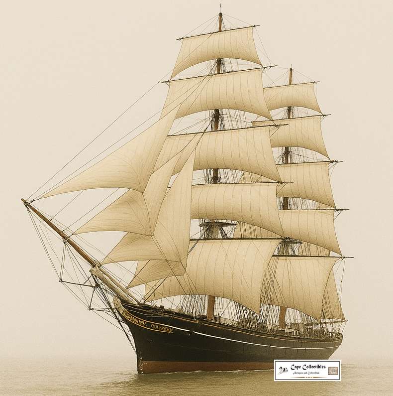 Cutty Sark Sailing Clipper Digital Download Image For Framing