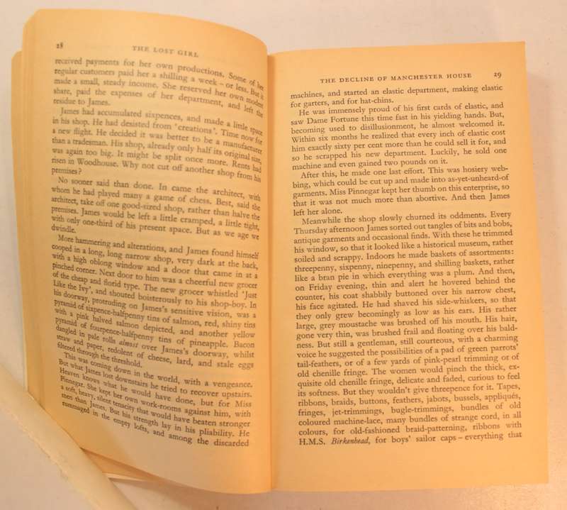 The Lost Girl by D H Lawrence, Softcover Book Penguin 1983 Edition