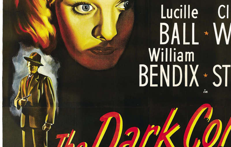 Vintage Dark Corner Film Noir Poster Digital Download
