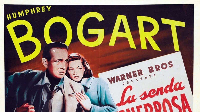 Vintage Dark Passage (Spanish Title) Film Noir Poster Digital Download