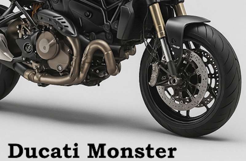 Black Ducati Monster 2016 Digital Download Image For Framing