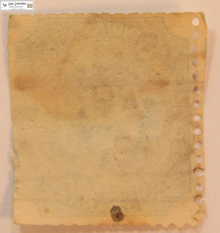 East India 4 Annas 1866 Queen Victoria Stamp (Scott 26B)