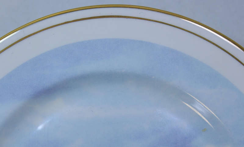 Edinburgh Castle Fine Bone Plate from The Praestigium Collection, Artwork by D John Wood
