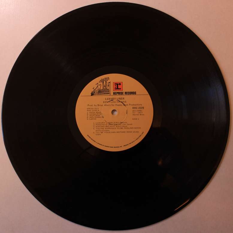 Emylou Harris Luxury Liner Vinyl LP
