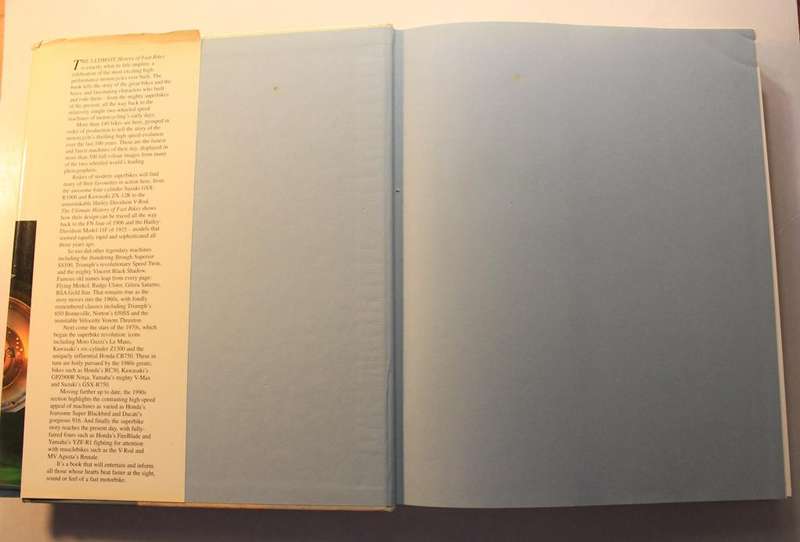The Ultimate History of Fast Bikes by Roland Brown Hardcover Book