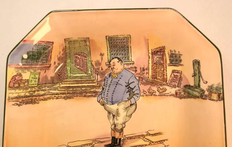 Vintage Royal Doulton Dickens Ware Series "The Fat Boy" Bowl D6327