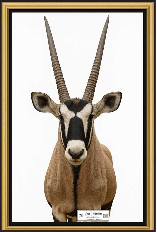Gemsbok Front On View Digital Download Image For Printing and Framing