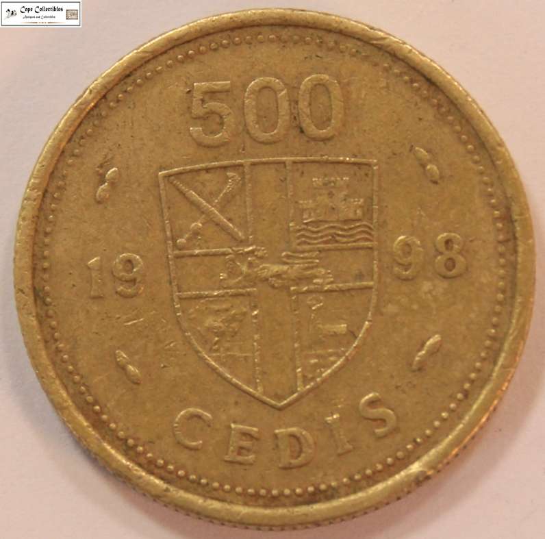 Ghana 500 Cedis 1998 Coin Circulated