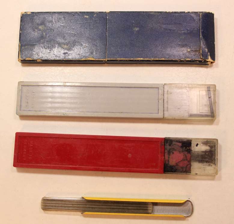 4 x Assorted Vintage Packs of Graphite Drawing Leads for Pencils