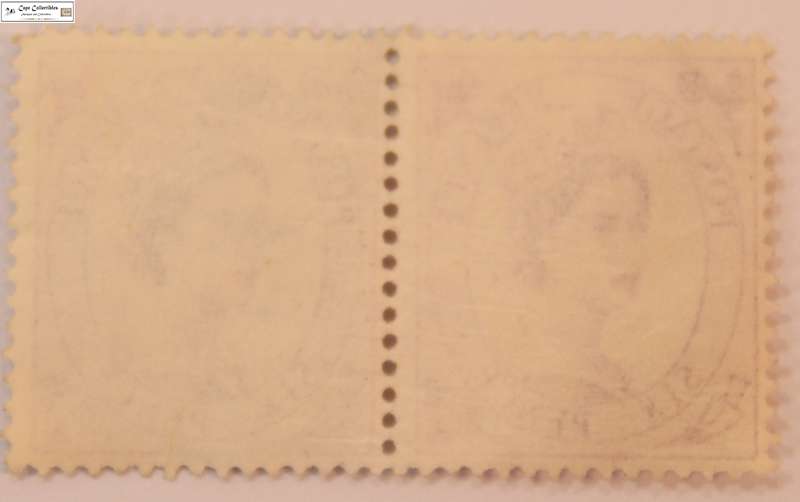 Great Britain Pair 6 Pence 1959 Queen Elizabeth II Stamp (Scott 362)