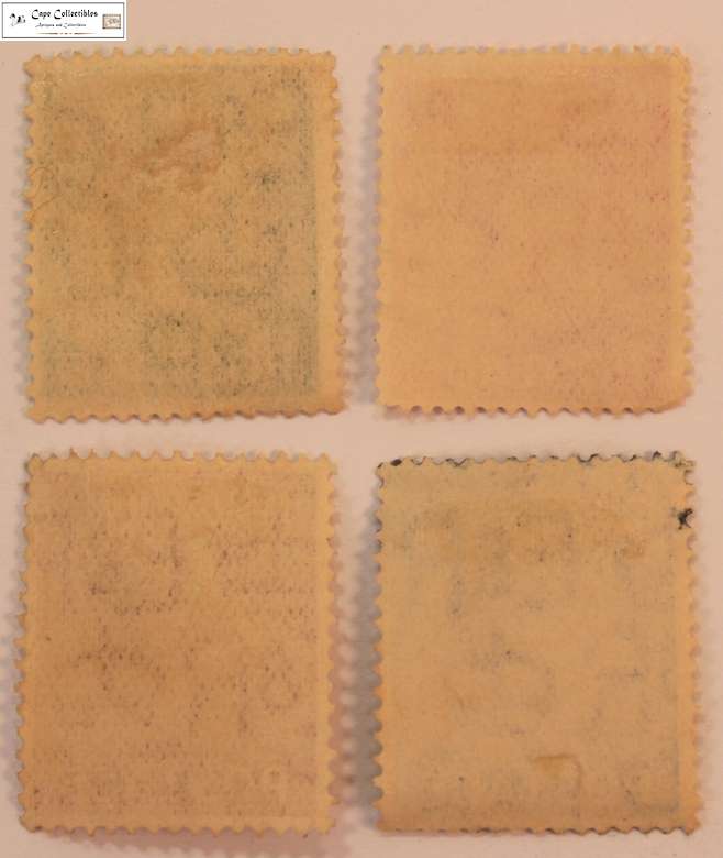 Great Britain 1/2 Penny, 1 Penny, 1 1/2 Penny, 2 1/12 Pence 1936 Edward VIII  Stamp (Scott 230-233 )