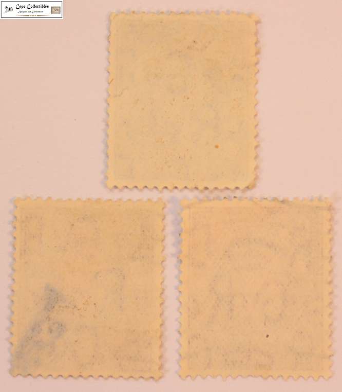 Great Britain 1/2 Penny & 2x 1 1/2 Pence 1934 George V  (Three) Stamps (Scott 210/212)