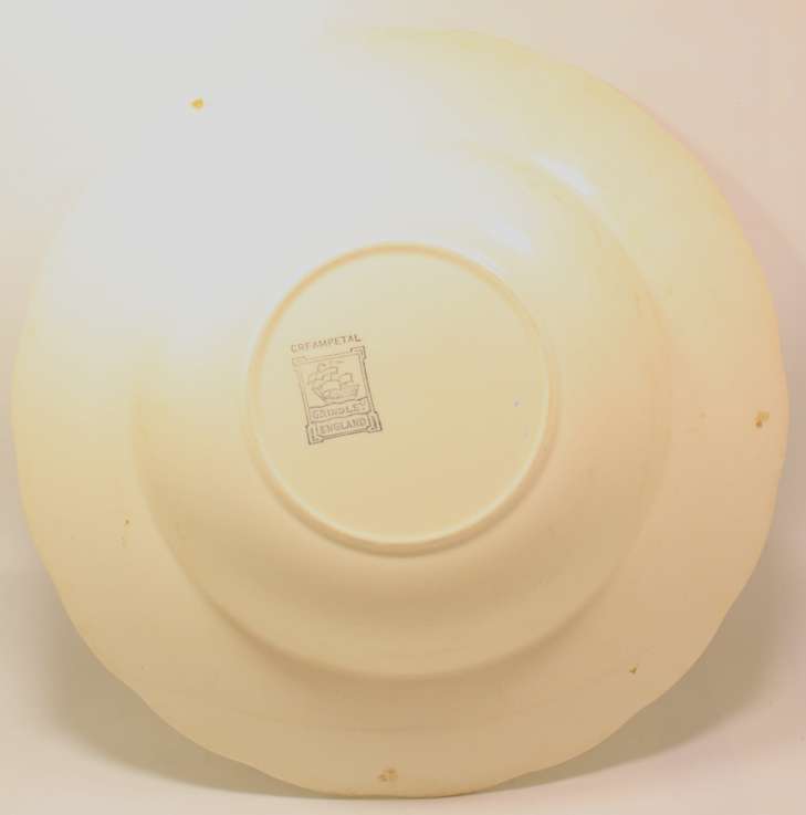 Vintage Grindley Cream Petal Floral Pattern Service Bowl
