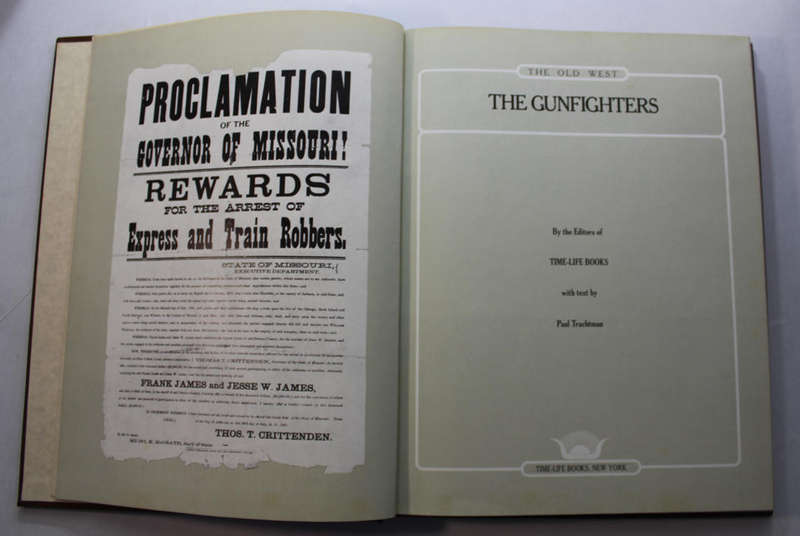 The Old West The Gunfighters by Paul Trachtman Time Life Books Hardcover Book