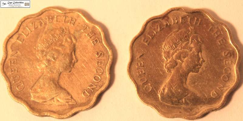 2 x Hong Kong 20 Cent 1978 Coins Circulated