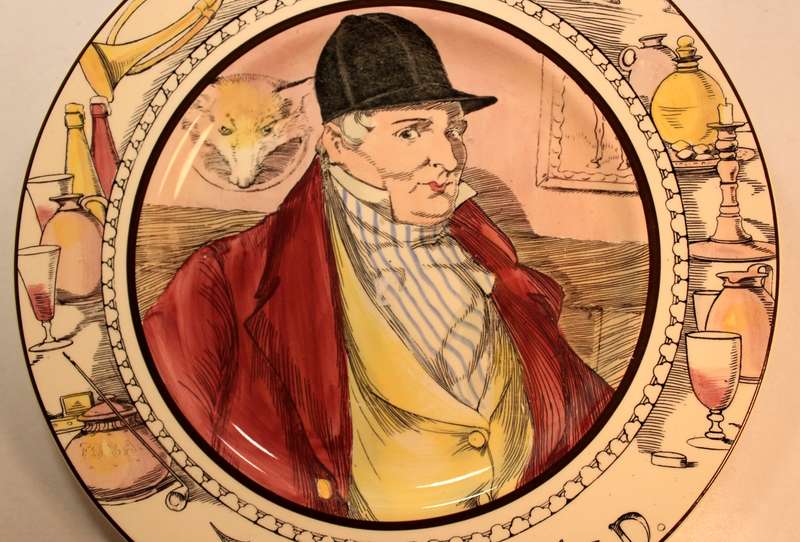 Vintage Royal Doulton Decorative Plate "The Hunting Man" D6282 The Professionals Series 6000