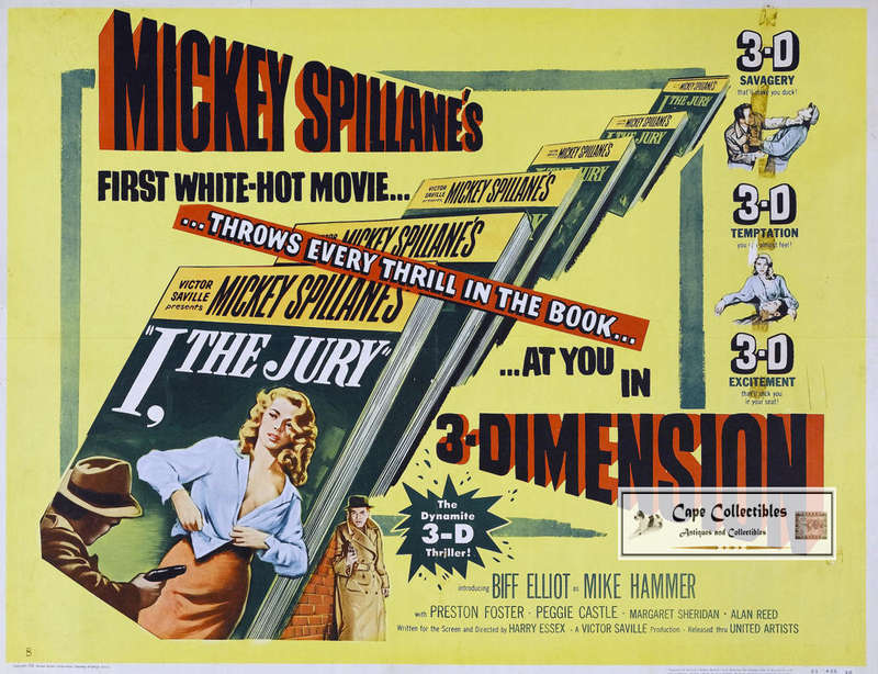 Vintage Film Noir I The Jury Poster Digital Download