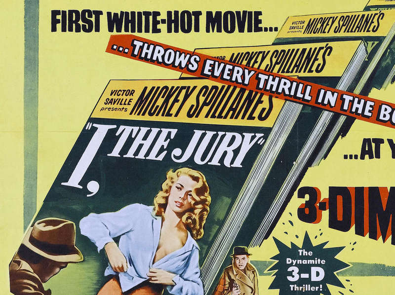 Vintage Film Noir I The Jury Poster Digital Download
