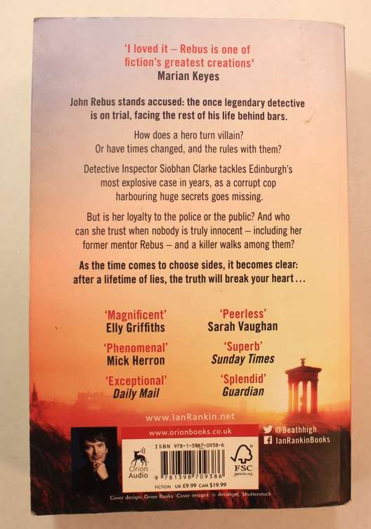 A Heart Full Of Headstones by Ian Rankin Softcover Book