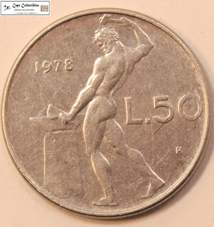 Italy 50 Lire 1978 Coin Circulated