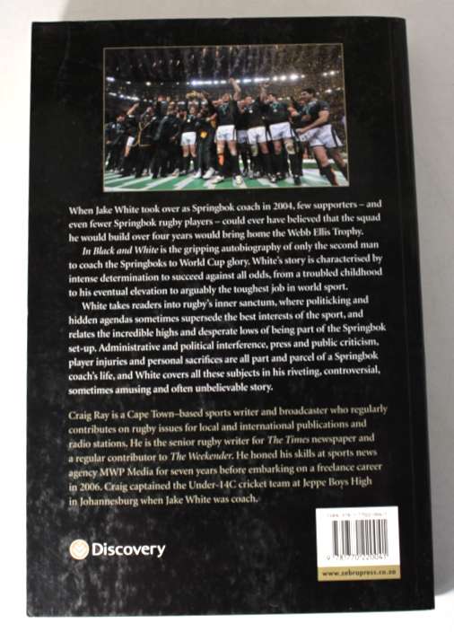 In Black and White The Jake White Story with Craig Ray Softcover Book