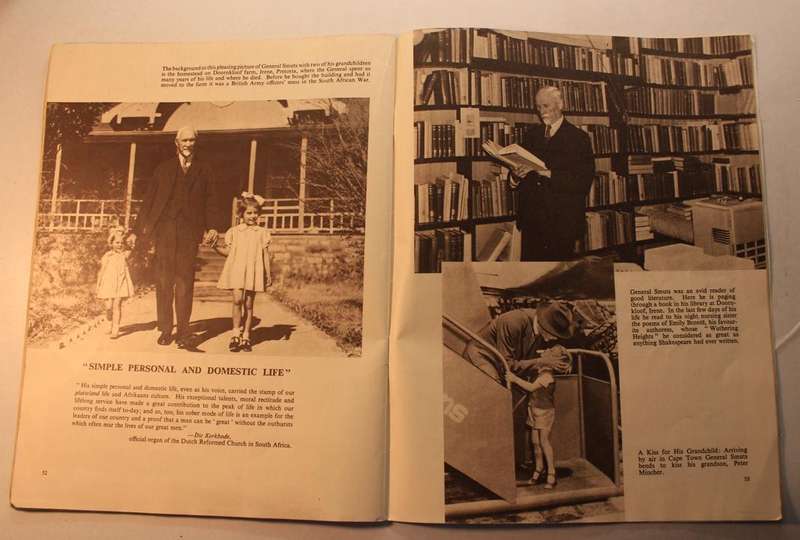 Salute To A Great South African Jan Christiaan Smuts 1950 Softcover Book