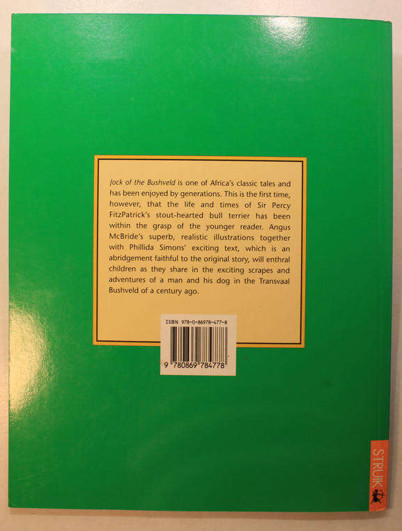 Jock Of The Bushveld by Phillida Brooke Simons Softcover Book