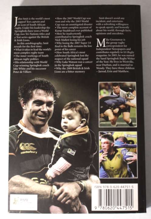Captain In The Cauldron The John Smit Story John Smit with Mike Greenaway Softcover Book