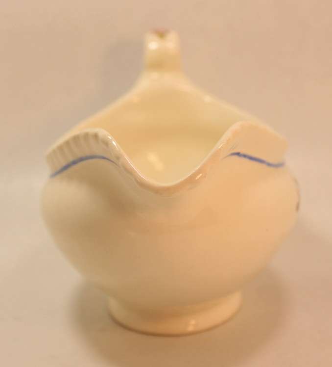 Vintage Johnson Brothers "Old English"  Pink Rose  Porcelain Gravy Boat BY Stamp