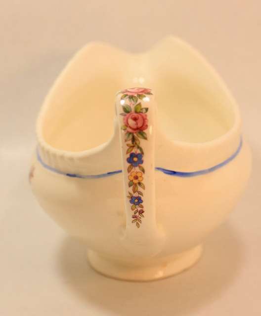 Vintage Johnson Brothers "Old English"  Pink Rose  Porcelain Gravy Boat BY Stamp