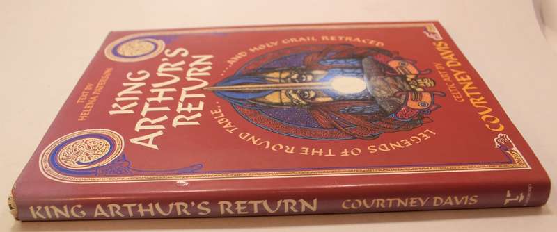 King Arthur's Return Celtic Art by Courtney Davis HardSoftcover Book